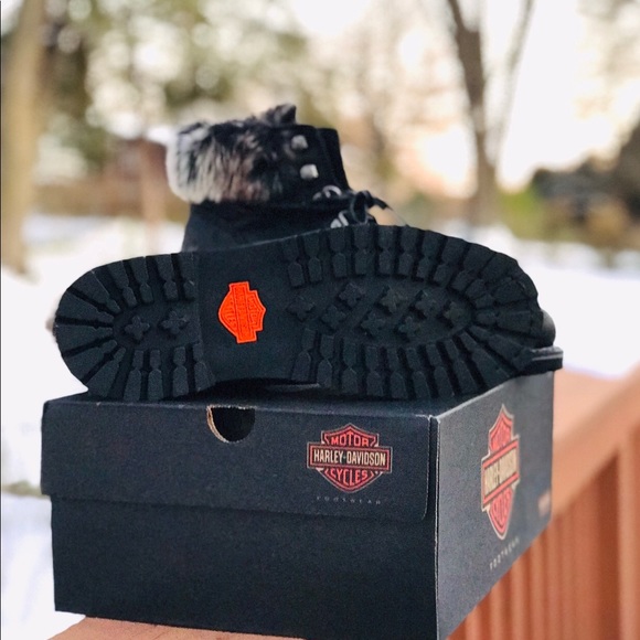 LAST 5⭐️ NWT HARLEY DAVIDSON fur leather Black - Picture 6 of 7